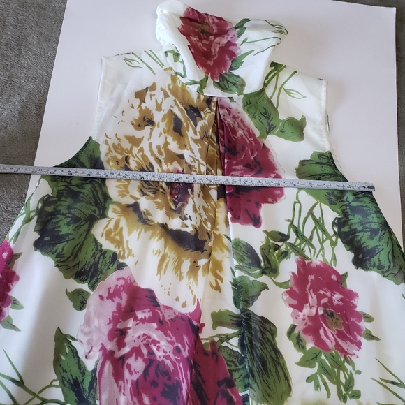 Floral mini dress size L - Picture 2 of 11